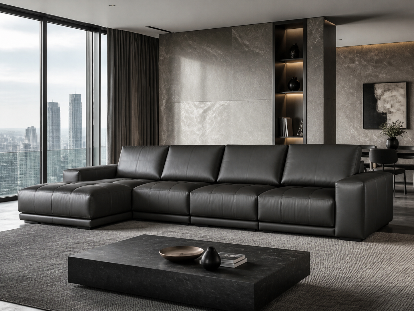 Montero Modular Leather Sofa