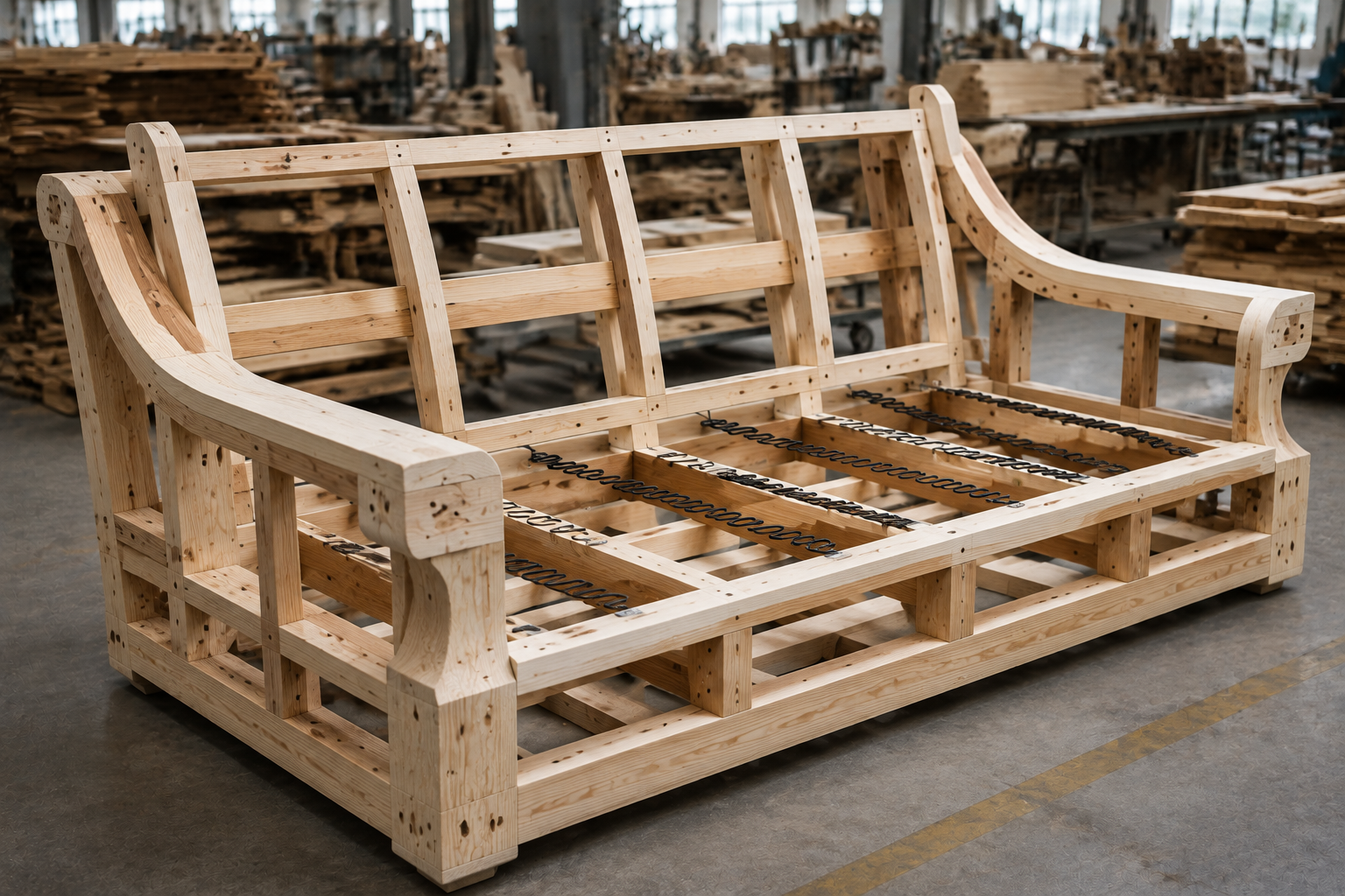 Solid Wood Frame